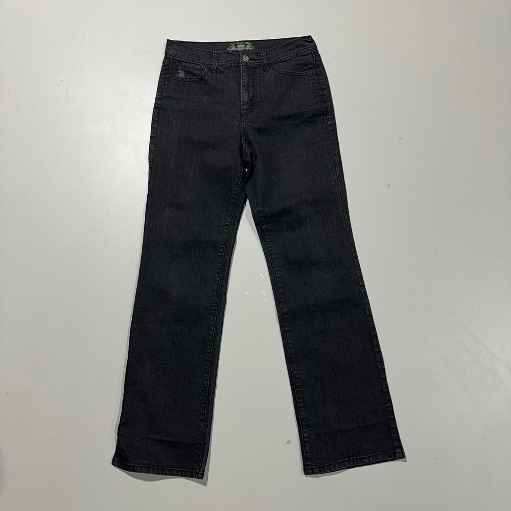 US Polo Assn. Women's 8 Black Mid-Rise Bootcut Jeans
